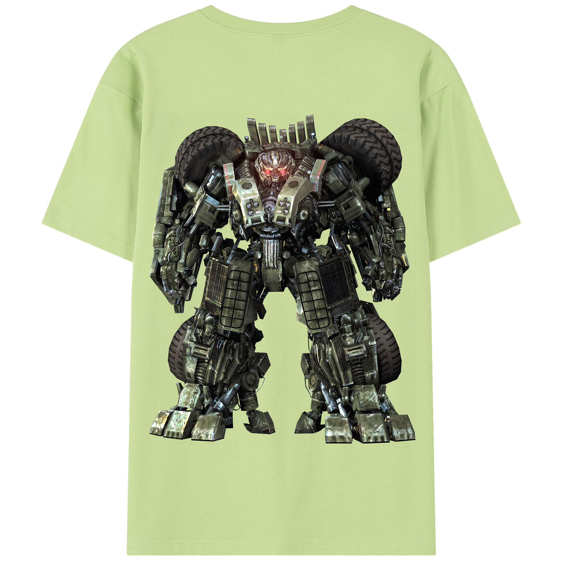 （画像用） Transformers トランスフォーマー 綿100％半袖Tシャツ（背面プリント）